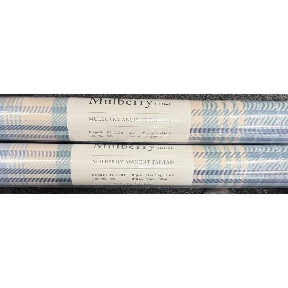 1 Roll Mulberry Ancient Tartan Wallpaper by Mulberry HomeProduct Ref:FG100/R11